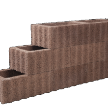 Beplantbare resupor elementen Bruin/rood 40x60x25 Rechthoekflor Bloembakken