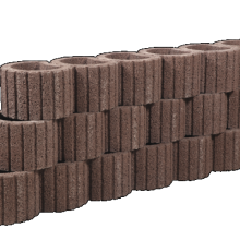 Beplantbare resupor elementen Bruin/rood 20x30x20 Cirkelflor mini Bloembakken