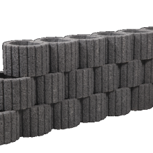 Beplantbare resupor elementen Zwart 20x30x20 Cirkelflor mini Bloembakken