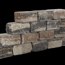 Combiwall Splitton Kilimanjaro 20x20x7,5 Getrommeld,4 zijden gekloofd muurelement Stapelblokken