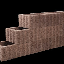 Beplantbare resupor elementen Bruin/rood 30x40x25 Kubusflor Bloembakken