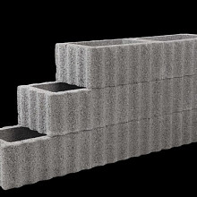 Beplantbare resupor elementen Grijs 30x40x25 Kubusflor Bloembakken