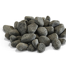 Basalt pebbles minibag 500 kg Grijs-zwart 10-25 mm Keien