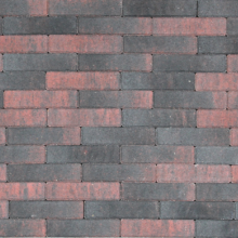 Tremico waalformaat Rood/Zwart Beton klinkers