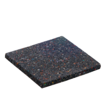 Tegeldrager Zwart 10x10x1 Tegeldragers