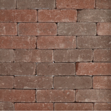 Tambour dikformaten Paars genuanceerd Beton klinkers