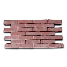 LF 65 Amsterdams rood bezand  8x24x6,,5 Ongetrommeld Stenen en klinkers