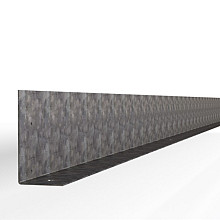 Kantopsluiting Stroke (flg) 300x10 cm VERZINKT Borderrand cortenstaal 