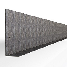 Kantopsluiting Stroke Verzinkt (flg) 300x16,5 Borderrand cortenstaal 