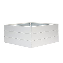 Bloembak Wit 60x60x42 Bloembakken