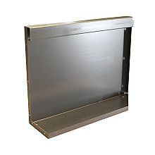 Bloembak Module Uitwendig hoekpaneel (B) L Corten 60x42 Bloembakken
