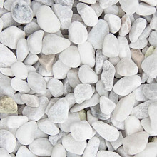 Carrara rond 20 kg Wit 16-25 mm Grind en Split