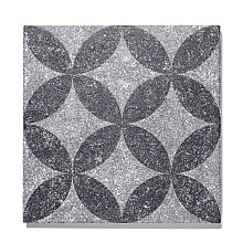 GeoProArte Light Grey Flower 60x60x4 Beton tegels