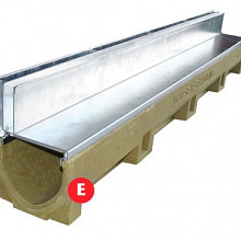 Euroline LEDline RVS 100x17,5 Incl. goot, LED element Goten