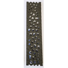 Voronoi rooster gietijzer Quartz coating Goten