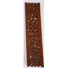 Voronoi rooster gietijzer Corten coating Goten