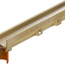 Euroline goot L=1000mm onderuitl zonder R Goten