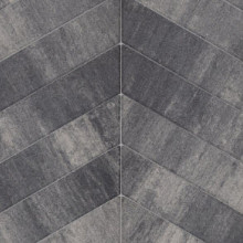 Soft Comfort Punto 12x50x8 cm Grijs/zwart Beton tegels