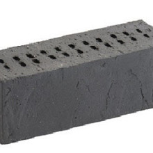 Gebakken Blocco bordano zwart 29x10x10cm Stapelblokken