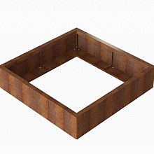 Bloembak Module+ Corten 90x90x42 Bloembakken