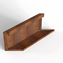 Bloembak Module+ Parallel paneel (E) L Corten 60x28 Bloembakken