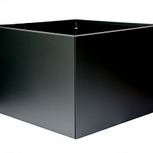 Plantenbak Vlak Grafietzwart 120x120x60 cm GRAFIETZWART Bloembakken