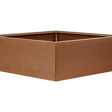Bloembak vlak - Corten 90x180x60 Bloembakken