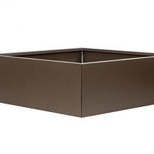 Plantenbak Vlak Supra Bruin 90x90x60 cm SUPRA BRUIN Bloembakken