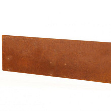 Kantopsluiting Single 300x10 cm Corten Borderrand cortenstaal 