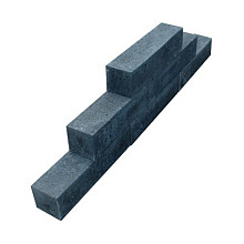 Stapelblok oudhollands 15x15x60 grijs of zwart Stapelblokken