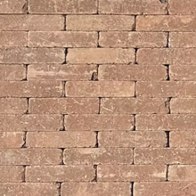 Tambour Koper bruin  Stenen en klinkers