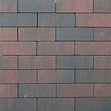 Strackstone Crown GRN+ DF 21x7x8 vlak wijnr/antra genuanceerd Beton klinkers