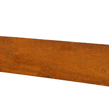 Kantopsluiting Stroke 300x10 cm Corten Borderrand cortenstaal 