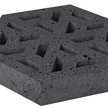 Eco-Tegel 37,5x37,5x7 Antraciet Waterdoorlatende bestrating