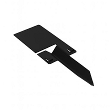 Koppelspies 16,5 cm GRAFIETZWART Borderrand cortenstaal 