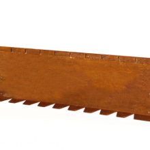 Kantopsluiting Single flex Corten (flg) 300x16,5 Borderrand cortenstaal 