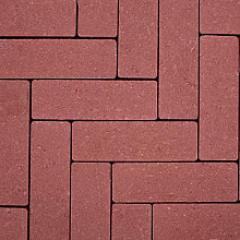 Strackstone+ Wijnrood 7x21x8 Beton klinkers