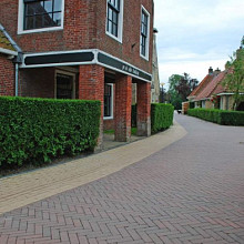 Strackstone+ Wijnrood-antraciet 7x21x8 Beton klinkers