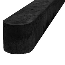 Betonpaal tbv rechtscherm Antraciet 10x10x278 Sponning paal 27 cm Palen
